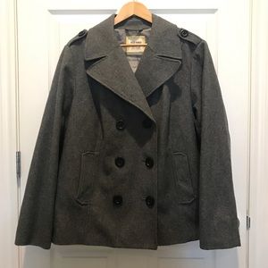 Old Navy Gray Peacoat